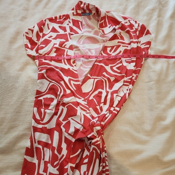 J. McLaughlin true Wrap Dress Womens Size Small Catalina Cloth - Picture 3 of 10